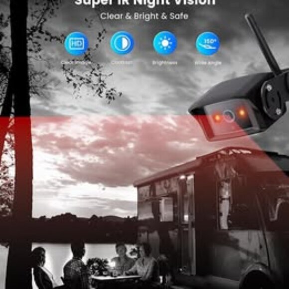 AUTO-VOX 7" HD Wireless Backup Camera for Furrion System - Picture 4 of 8